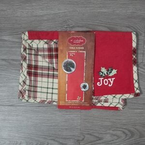 Target Red and Green Plaid Table Runner